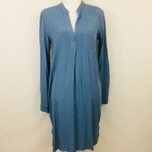 Splendid Womens Dress Sz Small Blue Chambray FLAWS